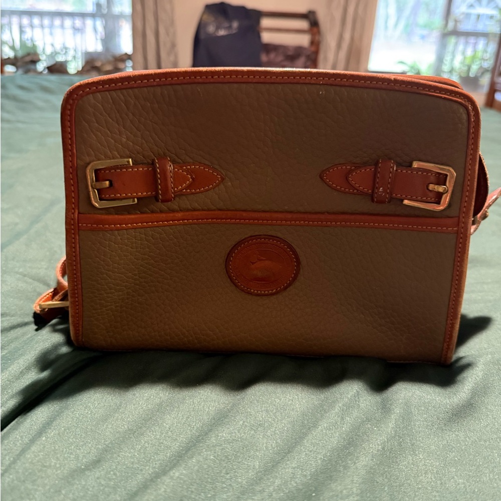 Dooney & Bourke Brown Leather Crossbody Bag - Picture 2 of 10